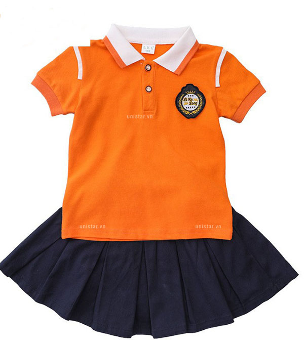 Áo phông đồng phục học sinh cấp 1 mẫu mới USHS-399