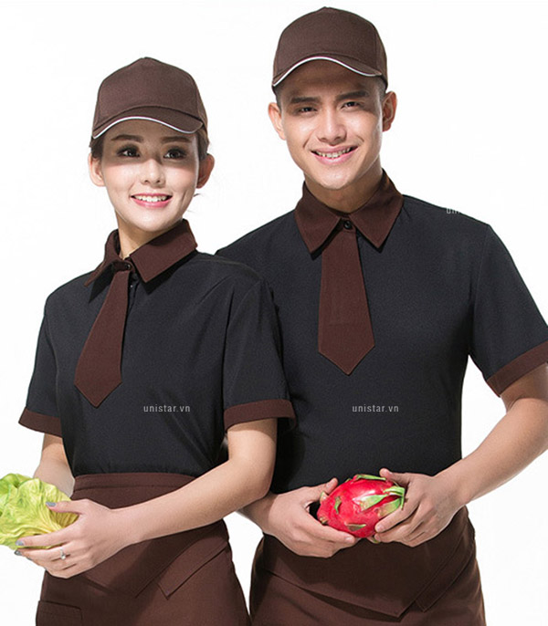 Áo thun đồng phục nhà hàng thoáng mát USNK-699