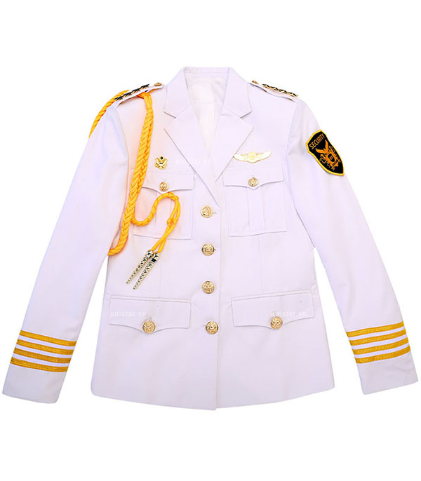 Đồng phục bảo vệ màu trắng cao cấp USBV-356