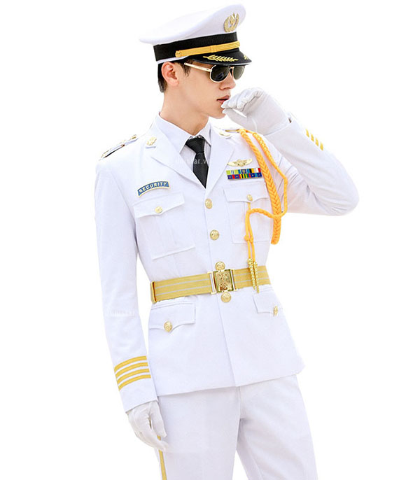 Đồng phục bảo vệ màu trắng đẹp USBV-343