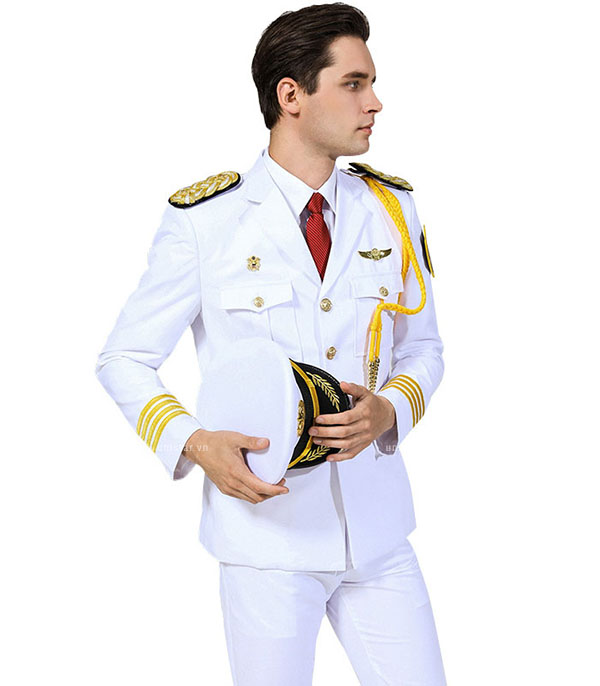 Đồng phục bảo vệ màu trắng đẹp USBV-367