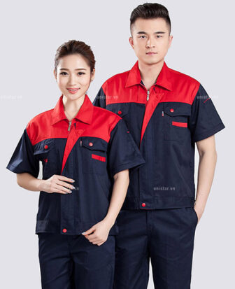 Đồng phục công nhân bền đẹp USBH-305