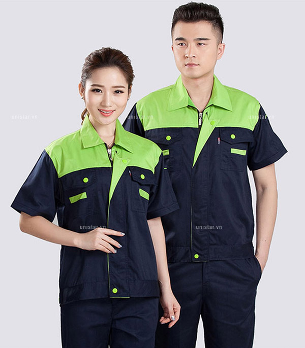 Đồng phục công nhân bền đẹp USBH-305