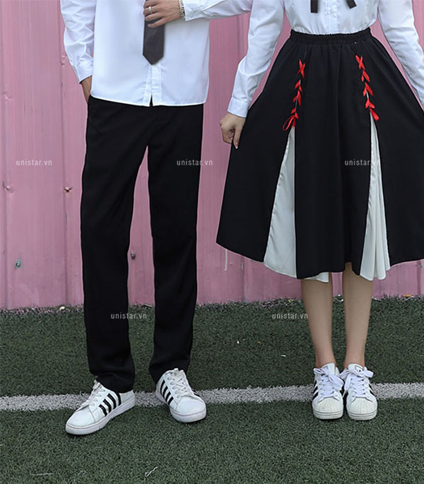 Đồng phục học sinh quần tây áo trắng bền đẹp USHS-894