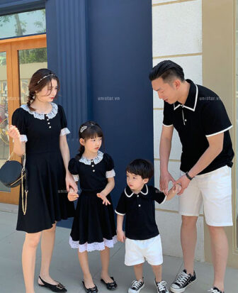 Đồng phục áo váy gia đình đẹp USGD-272