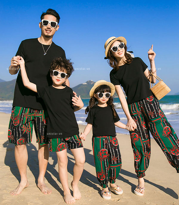 Đồng phục gia đình đi biển thời trang USGD-365